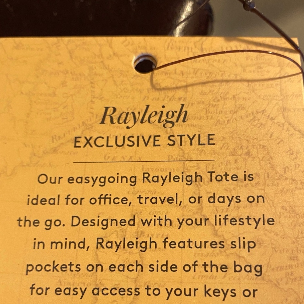 NWT PATRICIA NASH RAYLEIGH LEATHER/CALF HAIR BAG - Picture 9 of 9